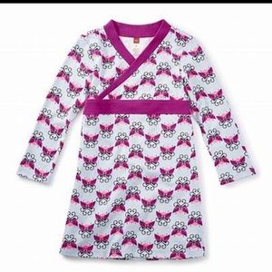 NWT Tea Collection size 7 Beituris Wrap Neck Dress